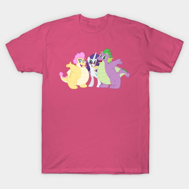 Buttercream, Rarity and Spike T-Shirt by Aleximus Prime